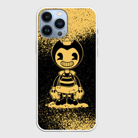 Чехол для iPhone 13 Pro Max с принтом Bendy And The Ink Machine в Кировске,  |  | bendy | bendy and the ink machine | бенди | бени | бенни | бэнди | детская | детям | игра | капли | компьютерная игра | краска | машина | подтеки | ужастик | чернила | чернильная