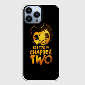 Чехол для iPhone 13 Pro Max с принтом Bendy And The Ink Machine в Кировске,  |  | bendy | bendy and the ink machine | бенди | бени | бенни | бэнди | детская | детям | игра | капли | компьютерная игра | краска | машина | подтеки | ужастик | чернила | чернильная