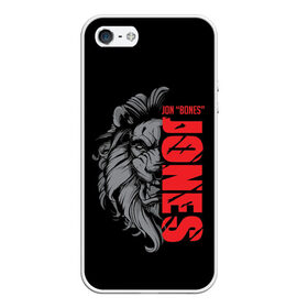 Чехол для iPhone 5/5S матовый с принтом Jon Bones Jones в Кировске, Силикон | Область печати: задняя сторона чехла, без боковых панелей | bones | jon | jones | mma | ufc | боец | джон | джонс | единоборства | кости | кость | мма | смешанные | юфс