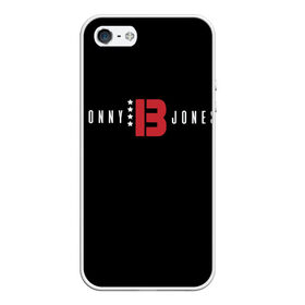 Чехол для iPhone 5/5S матовый с принтом Jon Bones Jones в Кировске, Силикон | Область печати: задняя сторона чехла, без боковых панелей | bones | jon | jones | mma | ufc | боец | джон | джонс | единоборства | кости | кость | мма | смешанные | юфс