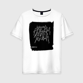 Женская футболка хлопок Oversize с принтом CREAM SODA в Кировске, 100% хлопок | свободный крой, круглый ворот, спущенный рукав, длина до линии бедер
 | cream soda | крем сода | музык | музыкальная группа | русская музыка