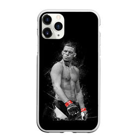 Чехол для iPhone 11 Pro Max матовый с принтом Нэйт Диаз в Кировске, Силикон |  | diaz | mma | nate | ufc | боец | диаз | диас | единоборства | мма | нэйт | смешанные | юфс