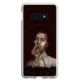 Чехол для Samsung S10E с принтом Молодой Папа The Young Pope в Кировске, Силикон | Область печати: задняя сторона чехла, без боковых панелей | jude law | new pope | ватикан | джуд лоу | кардинал | молодой папа | сериал | сериалы