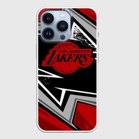Чехол для iPhone 13 Pro с принтом LA LAKERS RED в Кировске,  |  | bryant | james | jordan | kobe | la lakers | lakers | lebron | nba | баскетбол | брайант | брайнт | джеймс | джордан | коби | леброн | лейкерс | лэйкерс | мамба | нба | черная