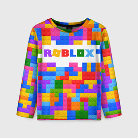 Детский лонгслив 3D с принтом ROBLOX LEGO в Кировске, 100% полиэстер | длинные рукава, круглый вырез горловины, полуприлегающий силуэт
 | piggy | roblox | roblox games | roblox piggy | игра роблокс | пигги. | роблокс | роблокс пигги | робукс
