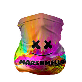Бандана-труба 3D с принтом Marshmello в Кировске, 100% полиэстер, ткань с особыми свойствами — Activecool | плотность 150‒180 г/м2; хорошо тянется, но сохраняет форму | fortnite | marshmello | диджей | клуб | клубная музыка | маршмелло | маршмеллоу | маршмелоу | музыка | фортнайт