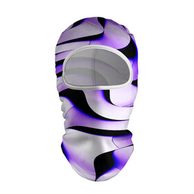 Балаклава 3D с принтом GAlli в Кировске, 100% полиэстер, ткань с особыми свойствами — Activecool | плотность 150–180 г/м2; хорошо тянется, но при этом сохраняет форму. Закрывает шею, вокруг отверстия для глаз кайма. Единый размер | abstraction | geometry | lines | metallic | panels | purple | shapes | texture | wavy | абстракция | волнистый | геометрия | линии | металлический | панели | текстура | фиолетовый | формы
