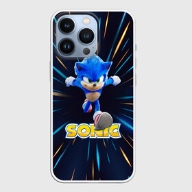 Чехол для iPhone 13 Pro с принтом SONIC. в Кировске,  |  | game | sega | sonic | sonic the hedgehog | видеоигра | доктор эггман | звуковой | игра | со скоростью звука | соник | соник в кино