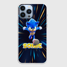 Чехол для iPhone 13 Pro Max с принтом SONIC. в Кировске,  |  | game | sega | sonic | sonic the hedgehog | видеоигра | доктор эггман | звуковой | игра | со скоростью звука | соник | соник в кино