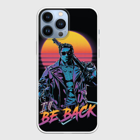 Чехол для iPhone 13 Pro Max с принтом I WILL BE BACK | TERMINATOR в Кировске,  |  | arnold  schwarzenegger | retro | skynet | terminator | арнольд шварценеггер | восстание машин | генезис | ретро | сара коннор | старые фильмы | судный день | темные судьбы | терминатор