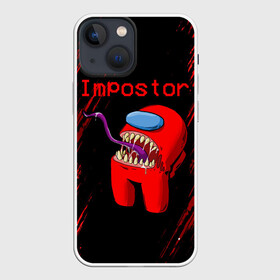 Чехол для iPhone 13 mini с принтом AMONG US   IMPOSTOR в Кировске,  |  | among | among us | amongus | crewmate | game | games | imposter | impostor | logo | амонг | амонг ас | амонгас | игра | игры | импостер | космос | крюмейт | лого | логотип | логотипы | символ | символы