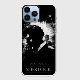 Чехол для iPhone 13 Pro Max с принтом Шерлок Холмс в Кировске,  |  | bbc | benedict cumberbatch | martin freeman | sherlock | sherlock holmes | watson | бенедикт камбербетч | бенедикт камбербэтч | ватсон | вотсон | джон | доктор ватсон | конан дойл | мартин фримен | сериал | холмс | шерлок | шерлок х