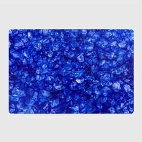 Магнитный плакат 3Х2 с принтом Cry$tal$ в Кировске, Полимерный материал с магнитным слоем | 6 деталей размером 9*9 см | abstraction | blue | crystals | pebbles | shine | stones | structure | texture | абстракция | блеск | галька | камни | кристалы | синий | структура | текстура