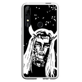 Чехол для Honor P Smart Z с принтом GHOSTEMANE в Кировске, Силикон | Область печати: задняя сторона чехла, без боковых панелей | 1930 | blackmage | flesh | ghost | ghoste | ghostemane | ghostman | ghostmane | hexada | kreep | mane | mercury | music | nihil | noise | omnis | parv0 | pouya | rap | suicideboys | venom | гостмейн | гостмэйн