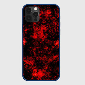 Чехол для iPhone 12 Pro Max с принтом Red Knight в Кировске, Силикон |  | abstraction | circles | dark | patterns | red | shapes | texture | абстракция | красный | круги | текстура | темный | узоры | формы