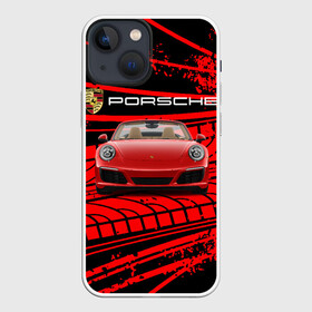 Чехол для iPhone 13 mini с принтом PORSCHE. в Кировске,  |  | abstract | auto | brand | car | geometry | porsche | sport | texture | абстракция | авто | автомобильные | бренд | геометрия | классика | машины | модные | порше | спорт | стиль | текстура