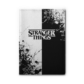 Обложка для автодокументов с принтом Stranger Things. в Кировске, натуральная кожа |  размер 19,9*13 см; внутри 4 больших “конверта” для документов и один маленький отдел — туда идеально встанут права | Тематика изображения на принте: normal people scare me | stranger things | детектив | драма | кино | очень странные дела | сериалы | странгер тхингс | триллер | уилл | фантастика | фильмы | хоукинс