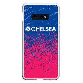 Чехол для Samsung S10E с принтом Chelsea \ Челси. в Кировске, Силикон | Область печати: задняя сторона чехла, без боковых панелей | chelsea | fc | football | football club | sport | спорт | спортивные | униформа | фирменные цвета | фк | футбол | футбольный клуб | челси