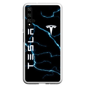 Чехол для Honor 20 с принтом TESLA в Кировске, Силикон | Область печати: задняя сторона чехла, без боковых панелей | car | elon | ilon | motors | musk | tesla | илон | кар | маск | машина | моторс | тачка | тесла | электрокар