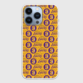 Чехол для iPhone 13 Pro с принтом LA LAKERS в Кировске,  |  | Тематика изображения на принте: bryant | james | jordan | kobe | la lakers | lakers | lebron | nba | баскетбол | брайант | брайнт | джеймс | джордан | коби | леброн | лейкерс | лэйкерс | мамба | нба | черная