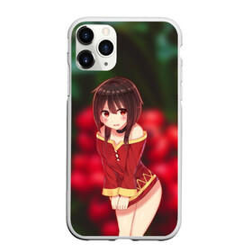 Чехол для iPhone 11 Pro матовый с принтом Мегумин в Кировске, Силикон |  | konosuba | megumin | взрыв | да будет благословенен этот прекрасный мир | коносуба | маг | мегумин