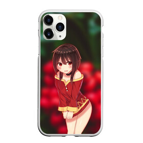 Чехол для iPhone 11 Pro Max матовый с принтом Мегумин в Кировске, Силикон |  | konosuba | megumin | взрыв | да будет благословенен этот прекрасный мир | коносуба | маг | мегумин