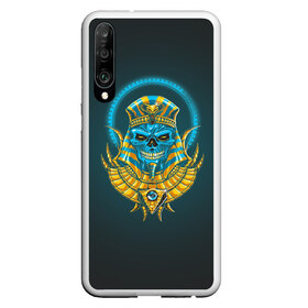 Чехол для Honor P30 с принтом PHARAOH 2.0 в Кировске, Силикон | Область печати: задняя сторона чехла, без боковых панелей | абстракция | геометрия | головы животных | злое | необычное | неон | прикольное | текстура | черепа | эпичное | яркое