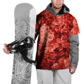 Накидка на куртку 3D с принтом RED-$tyle в Кировске, 100% полиэстер |  | Тематика изображения на принте: abstraction | crystals | red | shapes | shards | shine | texture | абстракция | блеск | красный | кристалы | осколки | текстура | формы