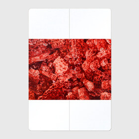 Магнитный плакат 2Х3 с принтом RED-$tyle в Кировске, Полимерный материал с магнитным слоем | 6 деталей размером 9*9 см | abstraction | crystals | red | shapes | shards | shine | texture | абстракция | блеск | красный | кристалы | осколки | текстура | формы