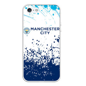 Чехол для iPhone 5/5S матовый с принтом Manchester City. в Кировске, Силикон | Область печати: задняя сторона чехла, без боковых панелей | fc | football | football club | manchester city | sport | манчестер сити | спорт | спортивные | униформа | фирменные цвета | фк | футбол | футбольный клуб