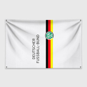 Флаг-баннер с принтом СБОРНАЯ ГЕРМАНИЯ в Кировске, 100% полиэстер | размер 67 х 109 см, плотность ткани — 95 г/м2; по краям флага есть четыре люверса для крепления | champion | deutscher | football | fussball | germany | sport | бавария | берлин | германия | сборная | спорт | триколор | футбол