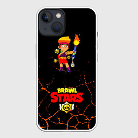 Чехол для iPhone 13 с принтом Brawl Stars Amber в Кировске,  |  | amber | crow | leon | logo game | nita | sandy | spike | surge | амбер | бравл старс | бравлер | браво | герои | девочкам | детям | легендарный | леон | логотипы игр | мальчикам | огненный | огонь | пламя | сенди | спраут | чер