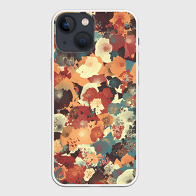 Чехол для iPhone 13 mini с принтом Осенние цвета в Кировске,  |  | abstract | autumn | hipster | paint | абстракция | краска | осень | пятна | хипстер