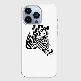 Чехол для iPhone 13 Pro с принтом Zebra в Кировске,  |  | africa | black | savanna | stripe | white | zebra | африка | белый | зебра | полоска | саванна | черный