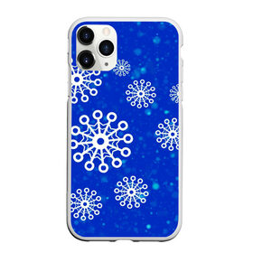Чехол для iPhone 11 Pro Max матовый с принтом Снежинки в Кировске, Силикон |  | новогодние снежинки | снег | снежинка | снежинки | январьские снежинки