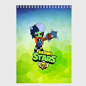 Скетчбук с принтом Brawl Stars Zombibi в Кировске, 100% бумага
 | 48 листов, плотность листов — 100 г/м2, плотность картонной обложки — 250 г/м2. Листы скреплены сверху удобной пружинной спиралью | bibi | crow | halloween | leon | logo game | nita | sandy | zombie | биби | бравл старс | бравлер | браво | герои | девочкам | детям | зомби | зомбиби | леон | логотипы игр | мальчикам | монстр | нечисть | сенди | хеллоуин | хэллоуин |