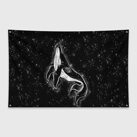 Флаг-баннер с принтом Космический Кит в Кировске, 100% полиэстер | размер 67 х 109 см, плотность ткани — 95 г/м2; по краям флага есть четыре люверса для крепления | 2020 | cosmos | nasa | stars | звезды | илон маск | кит | киты | космос | марс | наса | небо | ночная медведица | ночное | ночь | созвездие | созвездия | черная дыра | юпитер