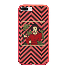 Чехол для iPhone 7Plus/8 Plus матовый с принтом Twin Peaks Audrey Horne в Кировске, Силикон | Область печати: задняя сторона чехла, без боковых панелей | 