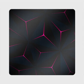 Магнит виниловый Квадрат с принтом Тетраэдр в Кировске, полимерный материал с магнитным слоем | размер 9*9 см, закругленные углы | геометрическая фигура | многогранник | неоновый тетраэдр | тетраэдр | тетраэдры | треугольник | треугольники | четырехгранник