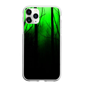 Чехол для iPhone 11 Pro матовый с принтом G-loomy в Кировске, Силикон |  | fog | forest | gloomy | green fog | night | radiation | trees | деревья | зеленый туман | лес | мрачный | ночь | радиация | туман