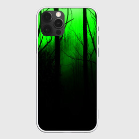 Чехол для iPhone 12 Pro Max с принтом G-loomy в Кировске, Силикон |  | Тематика изображения на принте: fog | forest | gloomy | green fog | night | radiation | trees | деревья | зеленый туман | лес | мрачный | ночь | радиация | туман