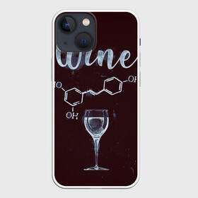 Чехол для iPhone 13 mini с принтом Формула Винишка в Кировске,  |  | wine | винишко | вино | виски | девичник