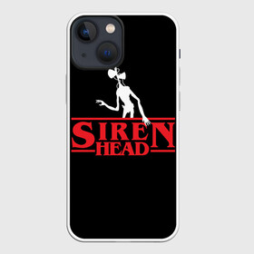 Чехол для iPhone 13 mini с принтом Siren Head в Кировске,  |  | 6789 | foundation | head | scp | siren | sirenhead | stranger | things | голова | дела | объект | объекты | очень | сирена | сиреноголовый | странные | фонд