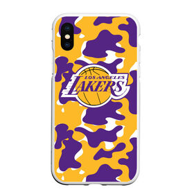 Чехол для iPhone XS Max матовый с принтом LA LAKERS | ЛЕЙКЕРС в Кировске, Силикон | Область печати: задняя сторона чехла, без боковых панелей | Тематика изображения на принте: bryant | james | jordan | kobe | la lakers | lakers | lebron | nba | брайант | брайнт | джеймс | джордан | коби | леброн | лейкерс | лэйкерс | мамба | нба | черная