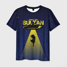 Мужская футболка 3D с принтом Sultan в Кировске, 100% полиэфир | прямой крой, круглый вырез горловины, длина до линии бедер | bab | rap | sqwoz | sqwoz bab | ауф | ой | реп | репер | рэп | рэпер | сквоз баб | сквозь баб | хип хоп
