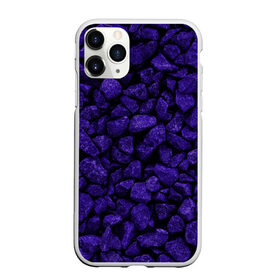 Чехол для iPhone 11 Pro матовый с принтом Purple-$tone$ в Кировске, Силикон |  | abstraction | forms | gravel | pebbles | purple | stones | texture | абстракция | галька | гравий | камни | текстура | фиолетовый | формы