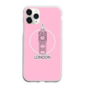 Чехол для iPhone 11 Pro матовый с принтом Биг Бен, Лондон, London в Кировске, Силикон |  | big ben | clock | england | europe | london | pink | travel | англия | башня | башня елизаветы | биг бен | великобритания | европа | иконка | круг | лондон | надпись | путешествия | розовый | символ | часы