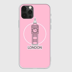 Чехол для iPhone 12 Pro Max с принтом Биг Бен Лондон London в Кировске, Силикон |  | Тематика изображения на принте: big ben | clock | england | europe | london | pink | travel | англия | башня | башня елизаветы | биг бен | великобритания | европа | иконка | круг | лондон | надпись | путешествия | розовый | символ | часы