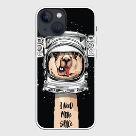 Чехол для iPhone 13 mini с принтом Космическая Лама в Кировске,  |  | gagarin | гагарин | день космонавтики | жираф | звездная пыль | звезды | земля | космонавт | космос | лама | луна | скафандр | шея | юрий