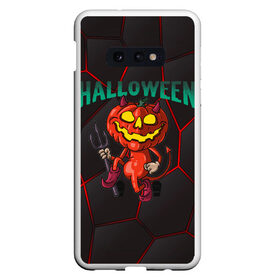 Чехол для Samsung S10E с принтом Halloween в Кировске, Силикон | Область печати: задняя сторона чехла, без боковых панелей | blood | diablo | haloween | horror | дьявол | зомби | кости | кровь | мозги | мясо | страшилка | ужасы | хеллоуин | хелоуин